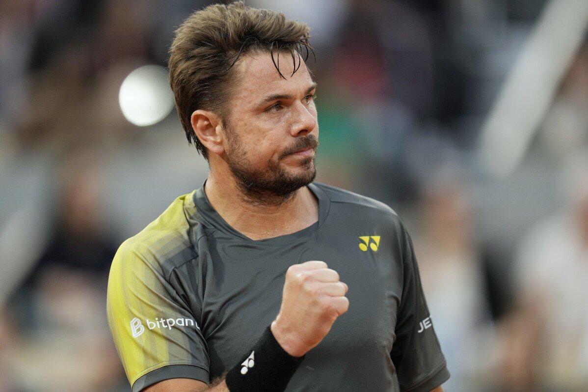 Stan Wawrinka, 39歲，擊敗Andy Murray, 37歲，在法國網球公開賽勝利。Alcaraz和大坂穗乃果獲勝